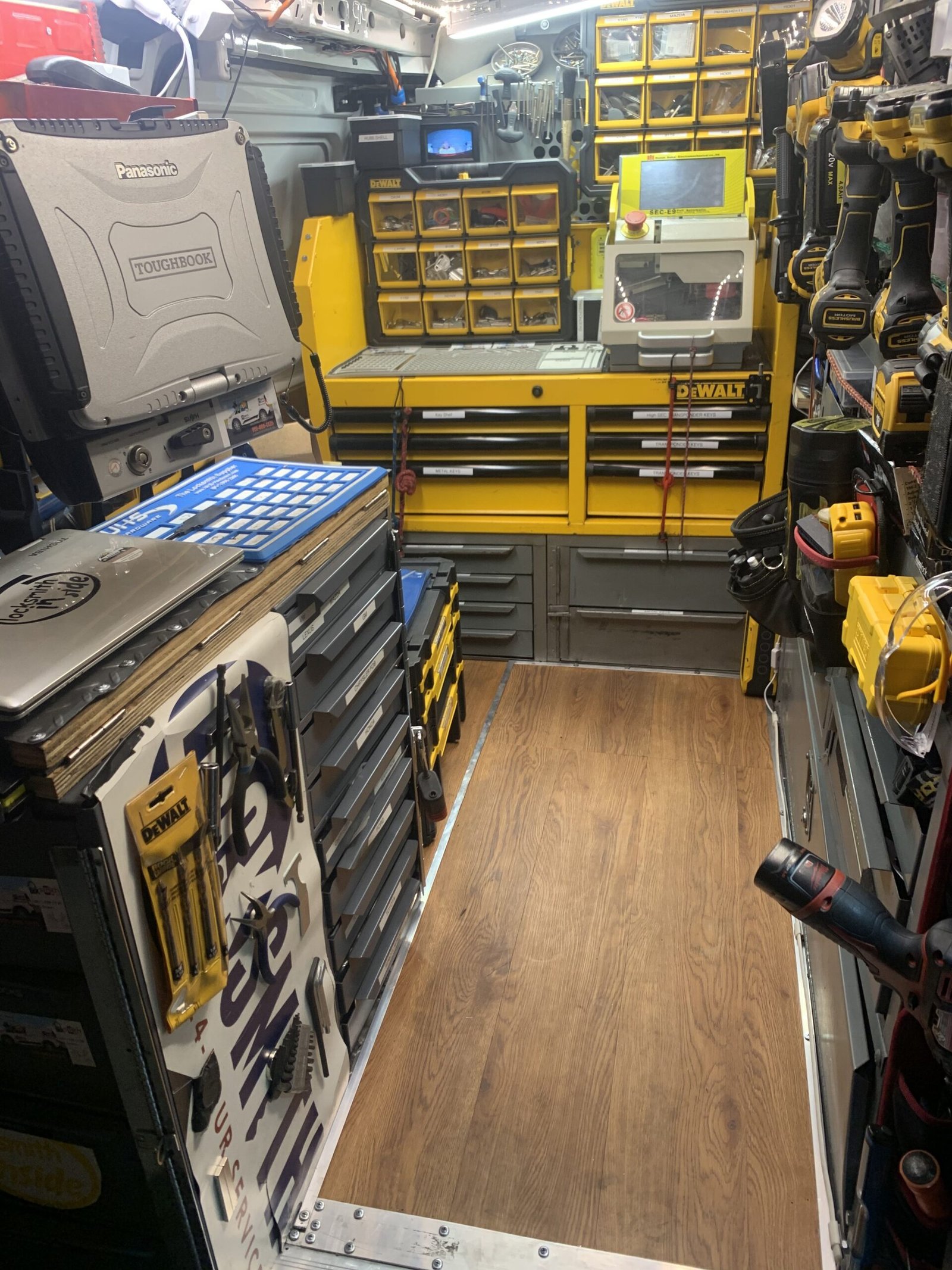 Locksmith Magic fully equipped mobile service van in San Diego